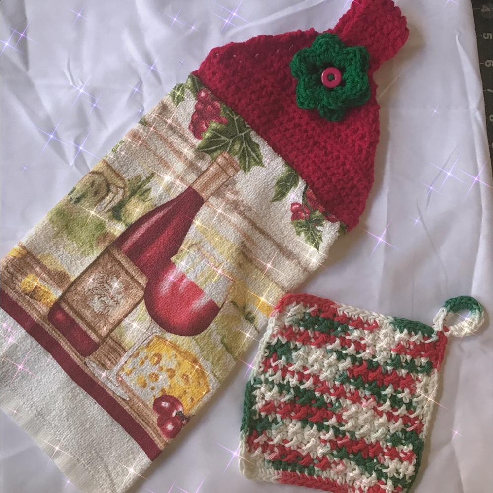 Kitchen towel and cloth.
